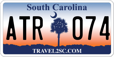 SC license plate ATR074