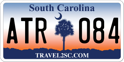 SC license plate ATR084