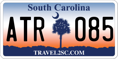 SC license plate ATR085