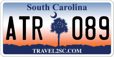 SC license plate ATR089