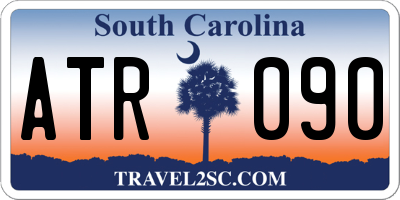 SC license plate ATR090