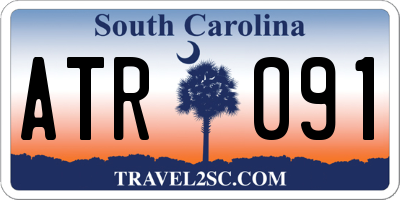 SC license plate ATR091