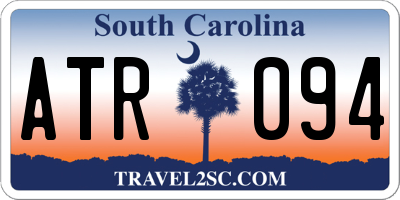 SC license plate ATR094