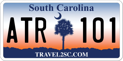 SC license plate ATR101
