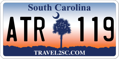 SC license plate ATR119