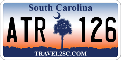 SC license plate ATR126