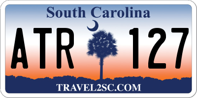 SC license plate ATR127