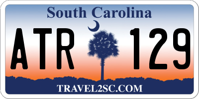 SC license plate ATR129