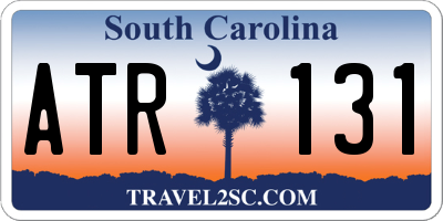 SC license plate ATR131