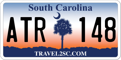 SC license plate ATR148