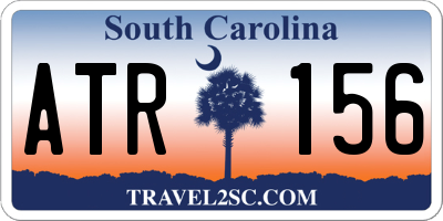 SC license plate ATR156