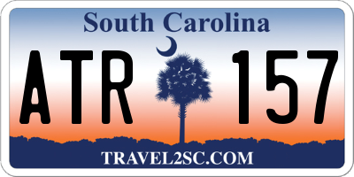 SC license plate ATR157