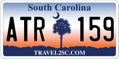SC license plate ATR159