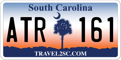 SC license plate ATR161