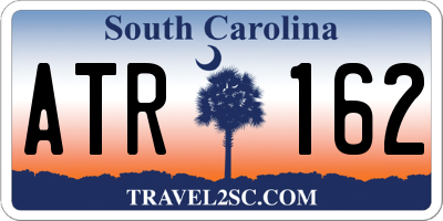 SC license plate ATR162