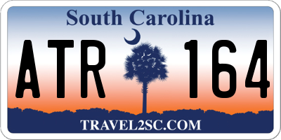 SC license plate ATR164