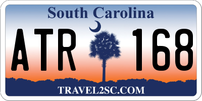 SC license plate ATR168