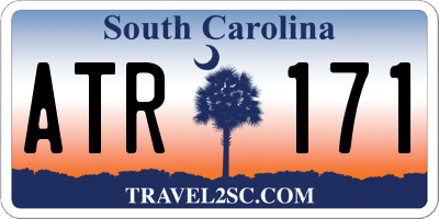 SC license plate ATR171