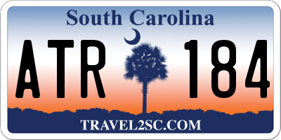 SC license plate ATR184