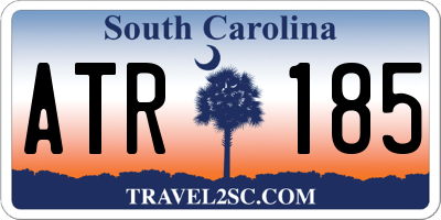 SC license plate ATR185