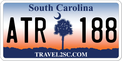 SC license plate ATR188
