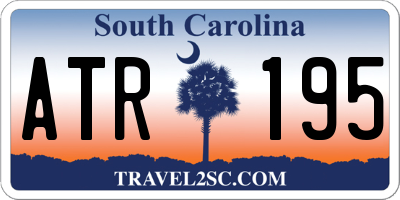 SC license plate ATR195