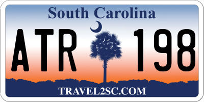 SC license plate ATR198