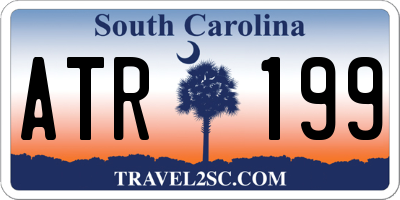 SC license plate ATR199