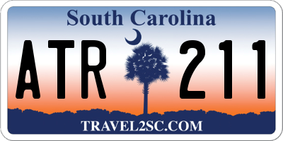 SC license plate ATR211