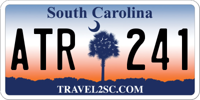 SC license plate ATR241