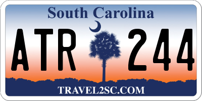SC license plate ATR244