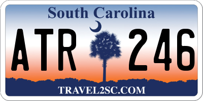 SC license plate ATR246