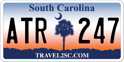 SC license plate ATR247