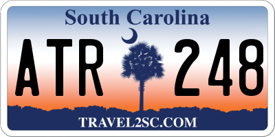 SC license plate ATR248