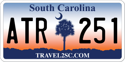 SC license plate ATR251