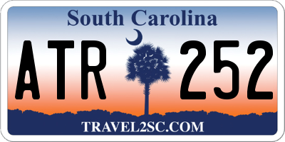 SC license plate ATR252