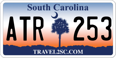 SC license plate ATR253