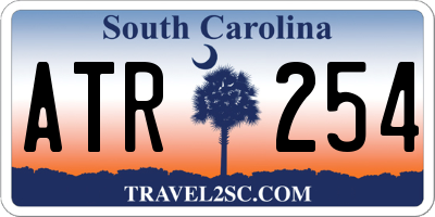 SC license plate ATR254