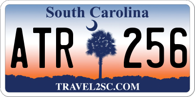 SC license plate ATR256