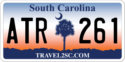 SC license plate ATR261