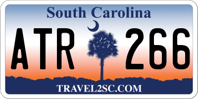 SC license plate ATR266