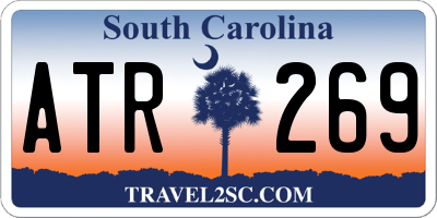 SC license plate ATR269