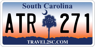 SC license plate ATR271