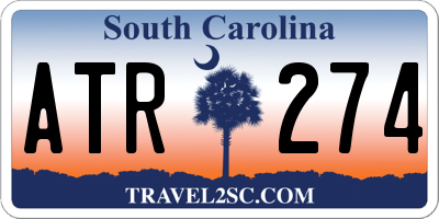 SC license plate ATR274