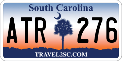 SC license plate ATR276