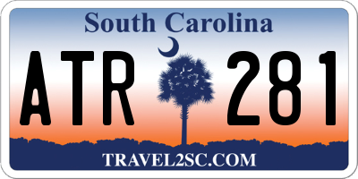 SC license plate ATR281