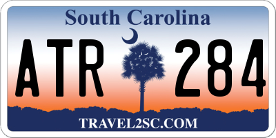 SC license plate ATR284