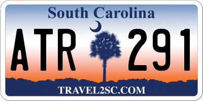 SC license plate ATR291