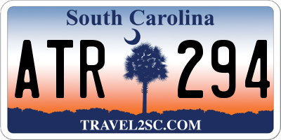 SC license plate ATR294