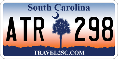 SC license plate ATR298